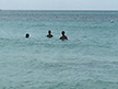 Miranda, David and Steve at 7 Mile Beach