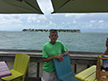 Ron in Key West with Sunset Key in the background