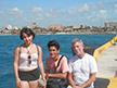 Miranda, David and Ronheading into Costa Maya