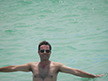 Steve swimming in Miami Beach