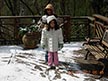 Johnny & Miranda in their first snowfall