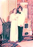 Debbie Rebholz and Ron at Deebie's senior prom in 1977