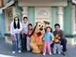 Johnny and Miranda with the Jerez famiy at Disneyland