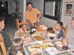 Steve carving the turkey