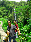 Miranda, Steve and Johnny at Akaka Falls