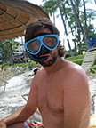 Ron in snorkeling gear