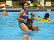 Miranda & Ron in the pool