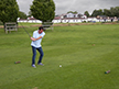 Marc teeing off