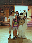 Johnny, Ron, Miranda and Snoopy