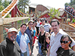 Group getting ready to ride the Pony Express