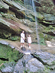 Bell Falls at Red River Gorge in Kentucky