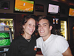 Danielle and Danny at Longnecks Sports Bar in Wilder, Kentucky