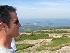 Steve on Cadillac Mountain, Bar harbor, Maine