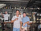 Steve and Ron at the White Horse Tavern, Newport, Maine