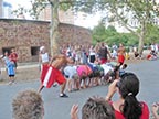 Acrobats in Battery Park