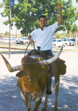 Bullriding in Ft Worth, TX, 1998