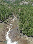 Looking down from the top of Vernal Falls