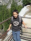 Johnny at the top of Nevada Falls in Yosemite