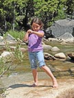 Kung Fuing at the top of Vernal Falls