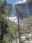 Half-way to the top of Nevada Falls